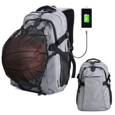 China With USB Multifunctional New Design Durable Boys School Backpack Laptop Bag Basketball Backpack Soft Waterproof for sale