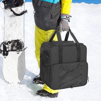 China Outdoor Snow Sports Waterproof Skiing And Snowboarding Travel Luggage For Snow Boots Helmet Accessories Bag Ski Boot Bagpack for sale