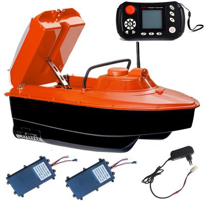 China Russian Orange Automatic Fish Finder Boat Bait WarehouseJABO2CG-7.4V10A*2 Automatic Baiting Robot 620*280*230mm for sale