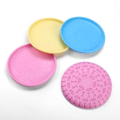 China Vigorous Viable Bite Resistant EVA Floating Durable Interactive Training Pet Outdoor Toys Dog Frisbeed for sale