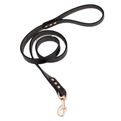 China Wholesale Custom Lead Leather Explosion Proof Pet Leash PU Supplies Sturdy and Durable Pet Dog Leash for sale