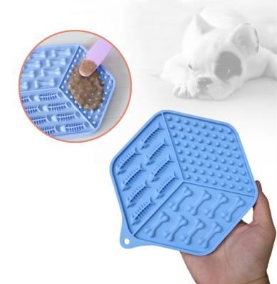 China Viable Main Wholesale Slow Slow Food Bowl Dog Food Bowl Silicone Pet Supplies Prevention Pet Clogging Bowl for sale