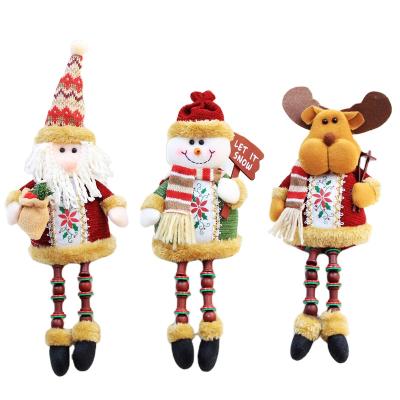 China Wholesale Christmast Ornament Christmas Doll Ornaments New Santa Claus Snowman Deer Christmas Gifts Christmas Decorations for sale