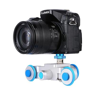 中国 Whole Sale Mini Scaled Three Wheels Camera Auto Dolly Car Max Payload 6kg for Phone And Camera 販売のため