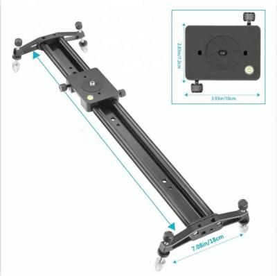 中国 60cm Aluminum Alloy Camera Track Slider Video Photography Stabilizer Rail System Video Making kit 販売のため