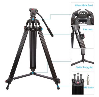 Cina Professional Video Aluminum alloy Material Flexible Camera Tripod For Photography in vendita