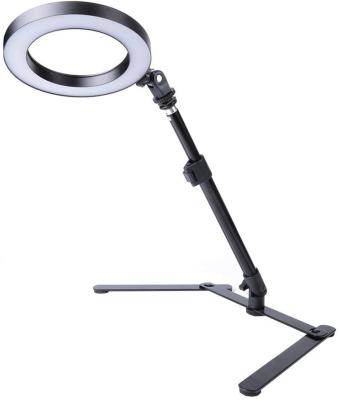 China 6 Inch Desk Photographic Lights Camera Lighting Equipment Makeup Mirror Lamp Ring Led Light for sale