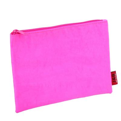 China Vintage Custom Travel Nylon Zipper Pouch With Logo Printed Manufacturer OEM Waterproof Makeup Bag Gift Toiletry Cosmetic Bag for sale