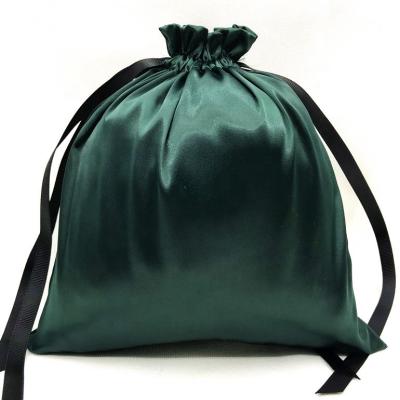 China High Quality Gift Bag Satin Drawstring Bag With Custom Logo For Women Satin Drawstring Hair Bags For Jewelry for sale