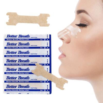 China Best Selling Wholesales Safe Health Care Ventilated Nose Patch Improve Breathing Improve Breath Right Nasal Strips for sale