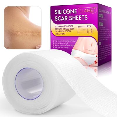 China Comfortable High Quality Removal Repairing Plaster Silicone Scar Reduction Covers 1.5m Comfortable Invisible Transparent Patch for sale