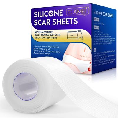 China Sales Comfortable Warm Large Transparent Scar Roll Self-adhesive Repair Patch Scald Caesarean Section Scar Correction Beauty Patch 3 Meters for sale