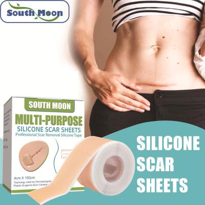 China Comfortable Improve Health Silicone Scar Covers Multi Purpose Professional Scar Removal Silicone Tape Reusable Surgical Scar Repair Patch for sale