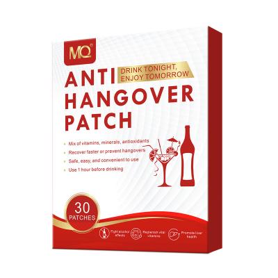 China Anti NEW MQ 30-Pack 2022 Anti Hangover Vitamin B Complex Straining Hangover Patch for sale