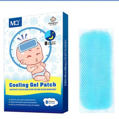 China New Arrival China Factories Hot Sale 12*5cm Fever Cooling 8pcs/box Cool Patch For Children Cooling Pad for sale