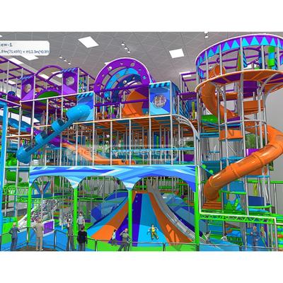 China Soft Contained One-Stop Facility 12.3m High Playland Soft Entertainment Kids Play Center In A Giant Shopping Mall By Cheer Fun for sale