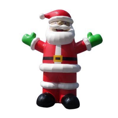 China Inflatable Advertising Toy Airtight Santa Claus Cheer Fun Inflatable Christmas for sale