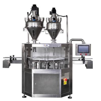 China Automatic food PLC control system 1000g 5000g maggi milk powder bottle filling machine for sale