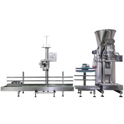 China Semi Automatic Food Double Auger Filling Packing Milk Powder 25kg Packaging Machine for sale