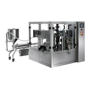 China doubanjiang automatic liquid vinegar food rice rotary packing machine 100g 500g in stock for sale