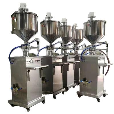 China Semi Automatic Vertical Single Head 10-100ml Liquid Food Filler Bottle Water Filling Machine for sale