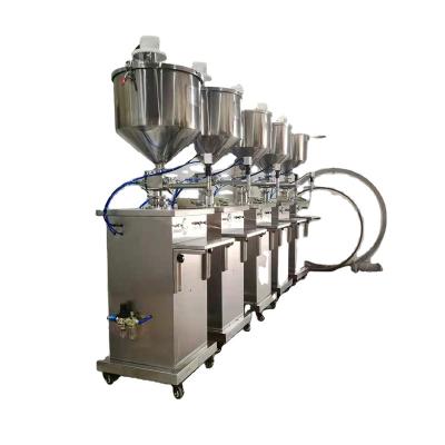 China Semi Automatic Mayonaise Liquid Food And Paste Ketchup Filling Machine for sale