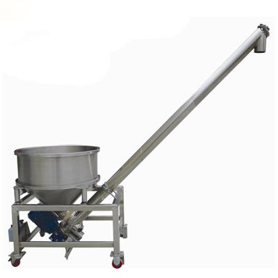 China China Factory Good Price Heat Resistant Easy To Clean Stainless Round 230L Hopper Screw Conveyor Machine for sale