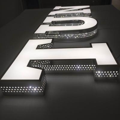 China Buildings Advertising 3D Frontlit Channel Letter Factory Illuminated Electronic Led Sign for sale