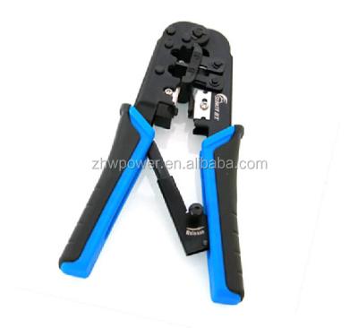 China Networking crimping crimp tools shielded Cat5/cat6 rj11 Rj45 cable crimp tool cable stripper for sale