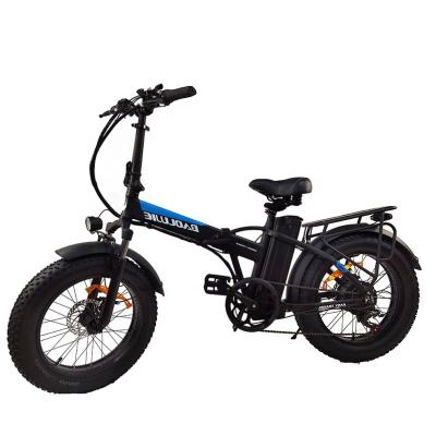 China EU warehouse aluminum alloy fat tire 20 inch snow hydraulic disc brakes ebike 16 ah 48v 1000w suspension full folding bike 2023 new model for sale