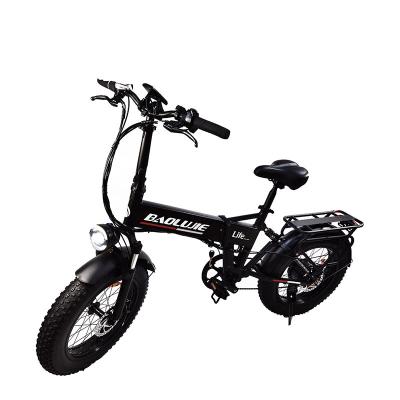 China BLJ-DZ2005 Aluminum Alloy LCD Display 48V 12AH Battery 500W Strong Power SHIMANO 7 Speed ​​Electric Bike for sale