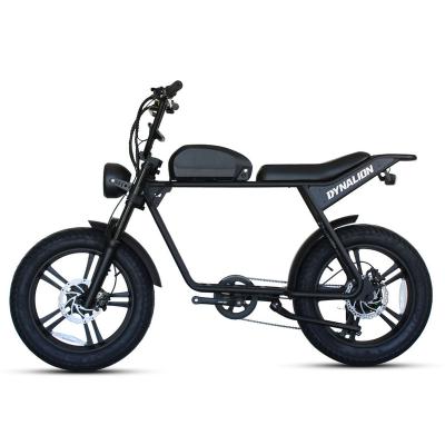 China New Fashion Aluminum Alloy BAOLUJIE DS2035 Retro Powerful Electric Bike Off Road 26 Inch Fat Tire 48V 500W Long Life Baterry ebike For Adult for sale