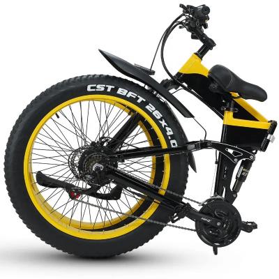 China BLUE Adult Electric Dirt Bikes Fat Bike 26 Inch 48v 1000w Aluminum Alloy Fat Tire Bicycle DZ-3288 for sale