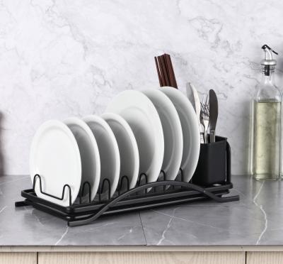 China Sustainable Aluminum Dish Rack With Dish Rack Dish Rack Storage Drying Rack for sale