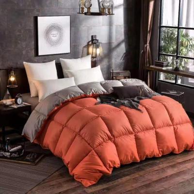 China Home Hot Selling 95% Cotton Goose Down Feather Gift Comforter On Sale for sale