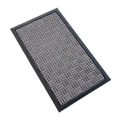 China Custom Size Washable Hot Selling Door Mat Entrance Non Slip Indoor Mat for sale