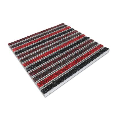 China Washable Customized Height Mat Aluminum Alloy Mat Entry Doormat China For Hotel Restaurant Fence Indoor Indoor Outdoor Mat for sale