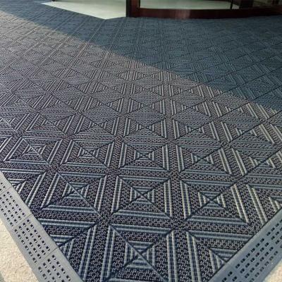 China Stain Resistant Interlocking Party Floor Mat Brush Cleaning High Quality High Quality Outdoor Carpet for sale