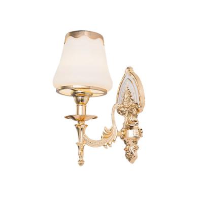 China Vintage Modern European Hotel Style Indoor Wall Light Acrylic Iron Led Wall Lamp for sale