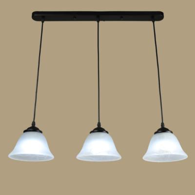 China Vintage Residential Nordic Black And White Fixture Circular Minimalist Hanging Lamp for sale