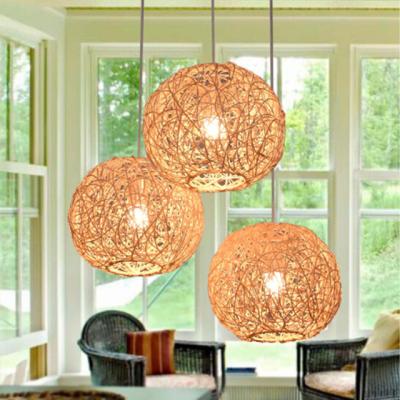 China Residential Vintage Edison Wood Dining Room Lamp Moder deco iron black wire trumpet hanging pendant light for restaurant for sale