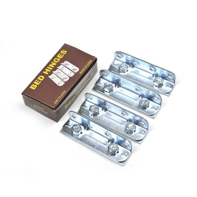 China Traditional Cheap Price Supply Bed Fittings Galvanized Steel Bed Hinge for sale