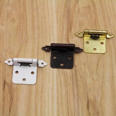 China Traditional Hinge Mini Small Metal Hinges Jewelry Supply Gift Wooden Wine Box Hinge With Screws Miniature Furniture Component for sale