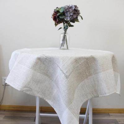 China Polyester/cotton White-Tablecloth-day-handmade for sale