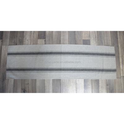 China Durable Woven Striped Cotton Table Runner For Home for sale