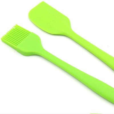 China Viable Silicone Spatula Set Brush Pastry and BBQ Kitchen Utensils Tools for sale