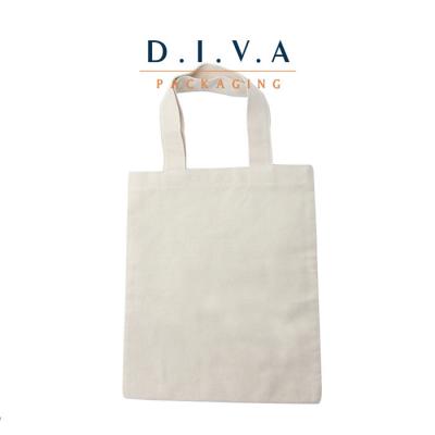 China Custom white cotton cloth shopping bag cotton carry bag for daily using for sale