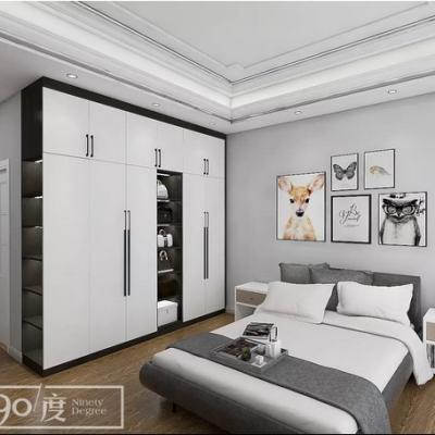 China Eco - Friendly Home Furniture Bedroom With Wardrobes Design With Sliding Door for sale