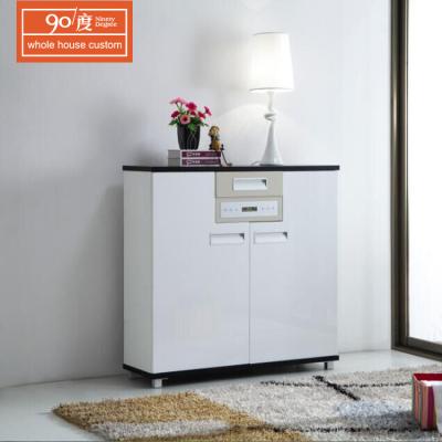 China high quality smart modern lacquer shoe cabinet from environment friendly china supplier for sale