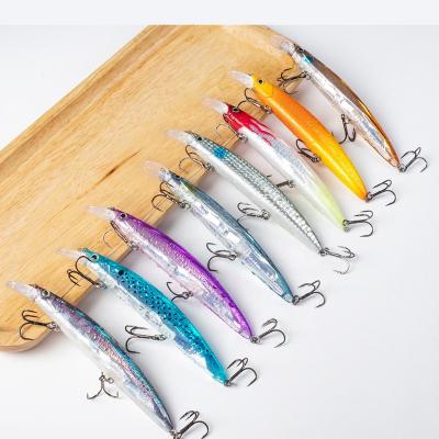 China Eco-Friendly Hot Sale Swim Bait Hard Wobblers Outside Fishing Lure Top Ocean Peacock Bass Lures for sale